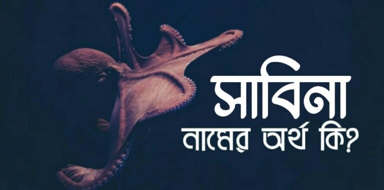 সাবিনা নামের অর্থ? Sabina name meaning in Bengali