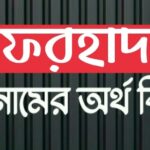 ফরহাদ নামের অর্থ কি? Farhad name meaning in Bengali