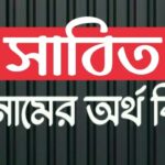 সাবিত নামের অর্থ কি? Sabit name meaning in Bengali