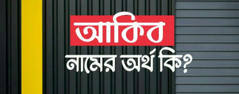 আকিব নামের অর্থ কি? Aqib name meaning in Bengali