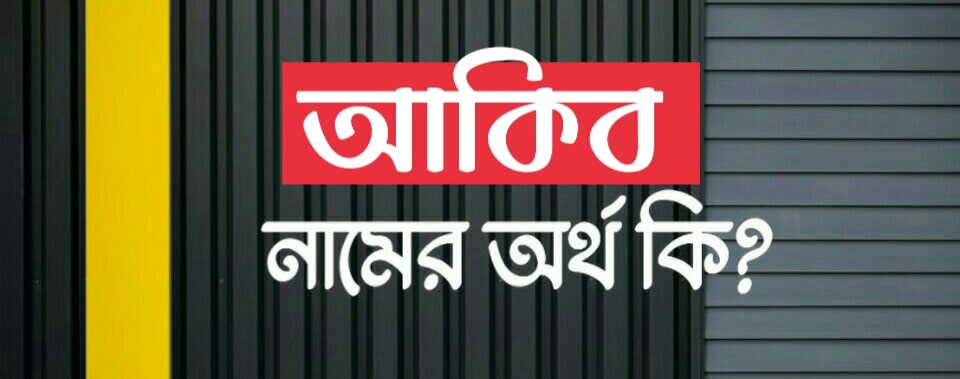 আকিব নামের অর্থ কি? Aqib name meaning in Bengali