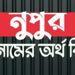 নুপুর শব্দের অর্থ কি? Nupur name meaning in Bengali