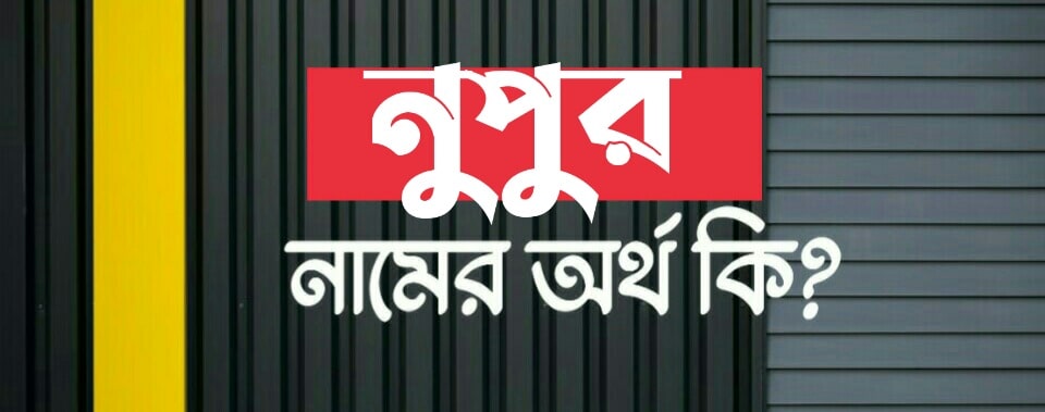 নুপুর শব্দের অর্থ কি? Nupur name meaning in Bengali