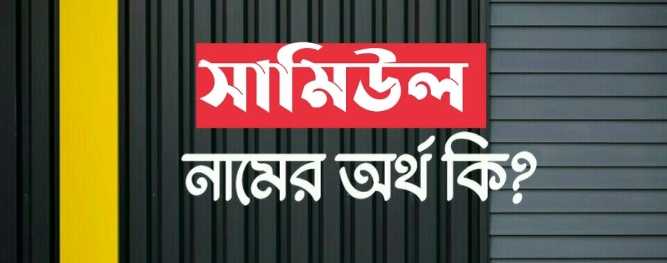সামিউল নামের অর্থ কি? Samiul name meaning in Bengali