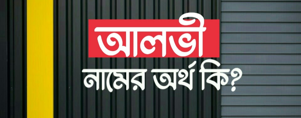 আলভী নামের অর্থ কি? Alvi name meaning in Bengali