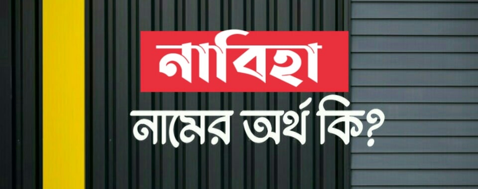 নাবিহা নামের অর্থ কি? Nabiha name meaning in Bengali