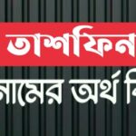 তাশফিন নামের অর্থ কি? Tashfeen Name Meaning in Bengali