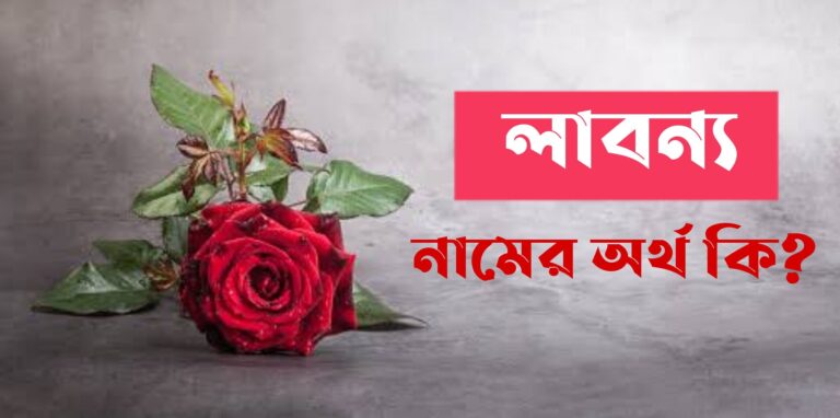 লাবন্য নামের অর্থ কি? Labanya Name Meaning in Bengali