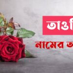 তাওহীদ নামের অর্থ কি? Tawhid Name meaning in Bengali