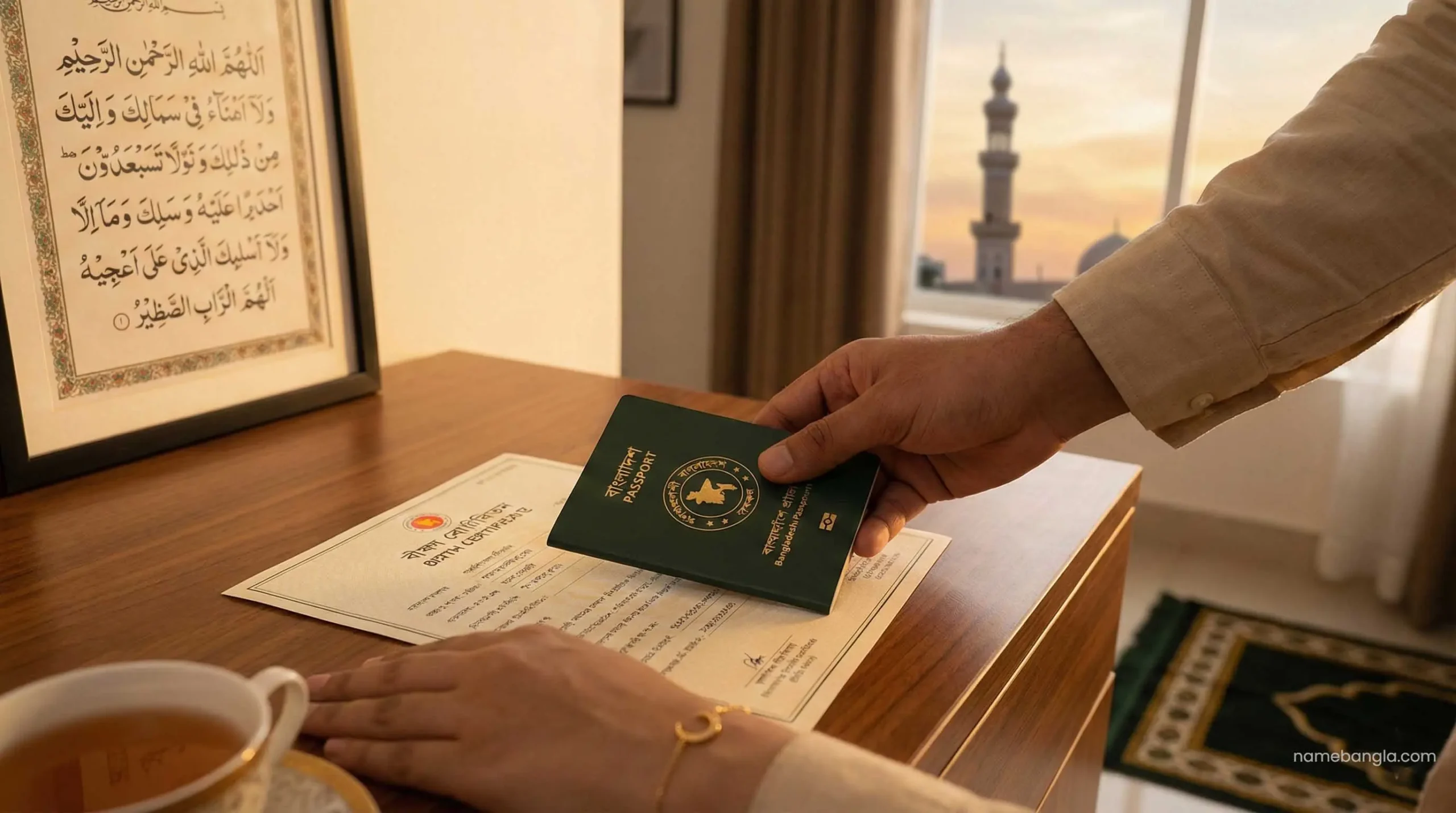 প্রবাসী নবজাতকের জন্য বাংলাদেশি জন্ম নিবন্ধন সনদ ও পাসপোর্ট তৈরির প্রক্রিয়া।